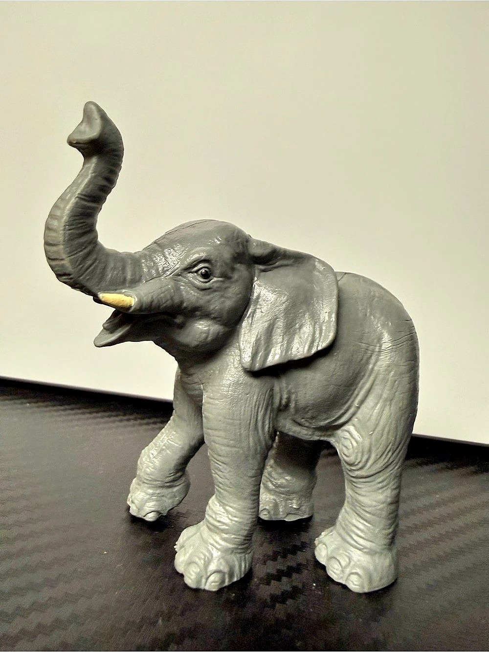 Chap Mei Wild Adventures Elephant Toy Figure Gray & Yellow